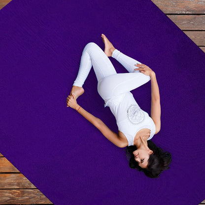 182 cm Thick Yoga Mat with Double-Sided Non-Slip Surface
